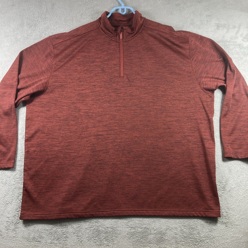 Blue Mountain Sweatshirt Adult 3XL Pullover 1/4 Zip Athletic Polyester Sweater